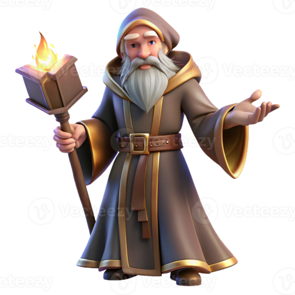 elegant artistic A wise old wizard casting a spell in a dusty library, Renaissance painting style, warm lighting genuine png