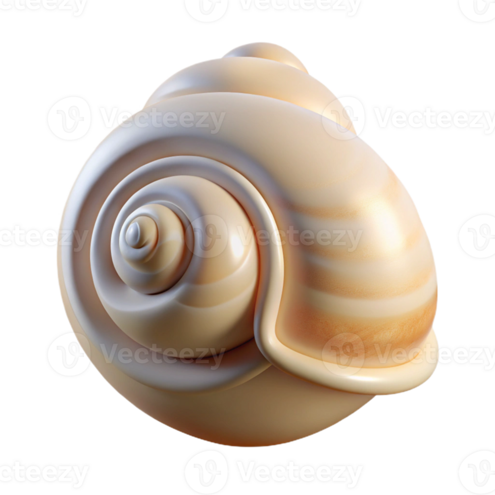 stunning abstract A spiral shell resting on smooth, white sand, illuminated by soft, ambient light, photorealistic style genuine png