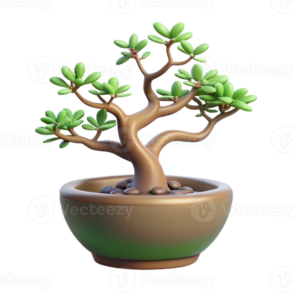 elegant artistic A bonsai tree in a ceramic pot, intricate branches and tiny leaves, soft, natural lighting, minimalist style exclusive png