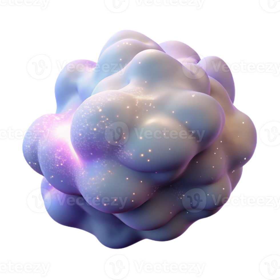 extraordinary abstract A swirling mass of particles, forming a nebulous cloud, with a soft, diffuse glow and a dreamlike, ethereal atmosphere detailed png