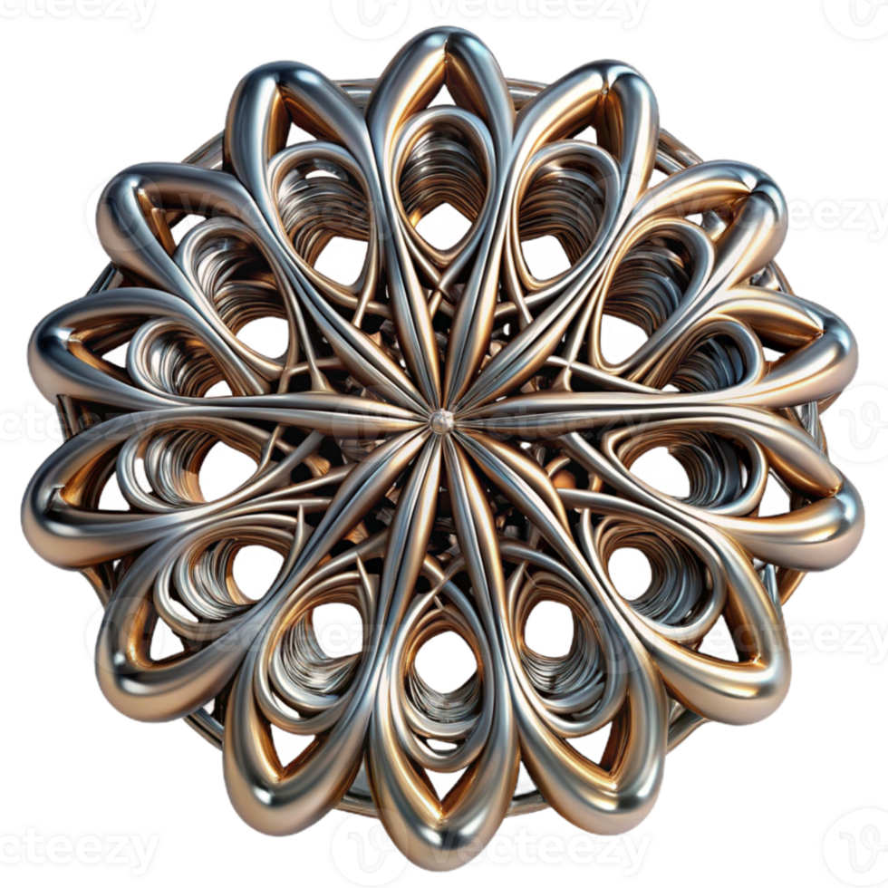 dramatic traditional A complex, fractal like pattern of branching lines, with a metallic sheen and a intricate, detailed structure 4K png