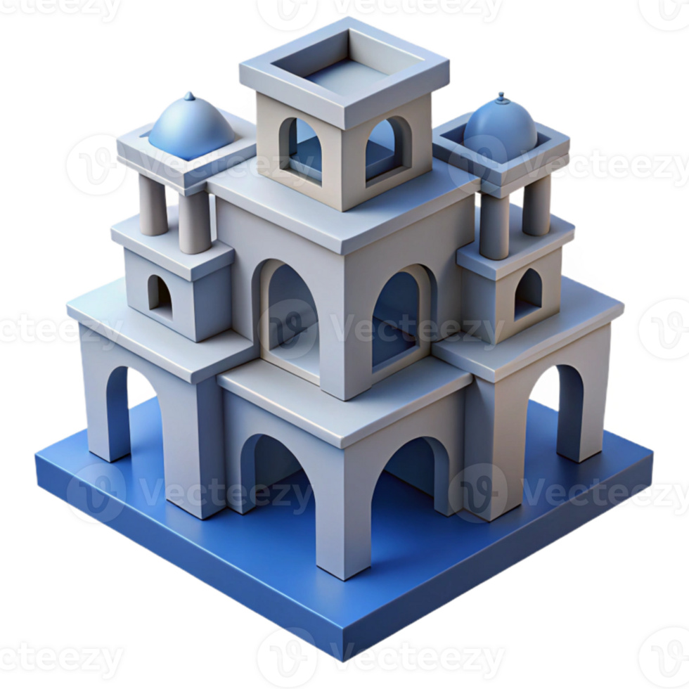 beautiful modern Gravity-defying Escher-esque building, impossible geometry, high contrast, surreal, detailed png
