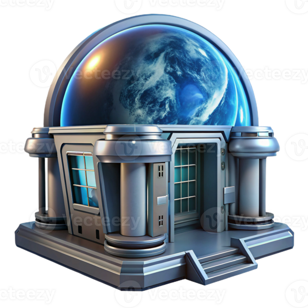 beautiful contemporary A space station, sleek metallic design, docking bays, earth visible through a large window, dramatic lighting, science fiction style, exclusive png
