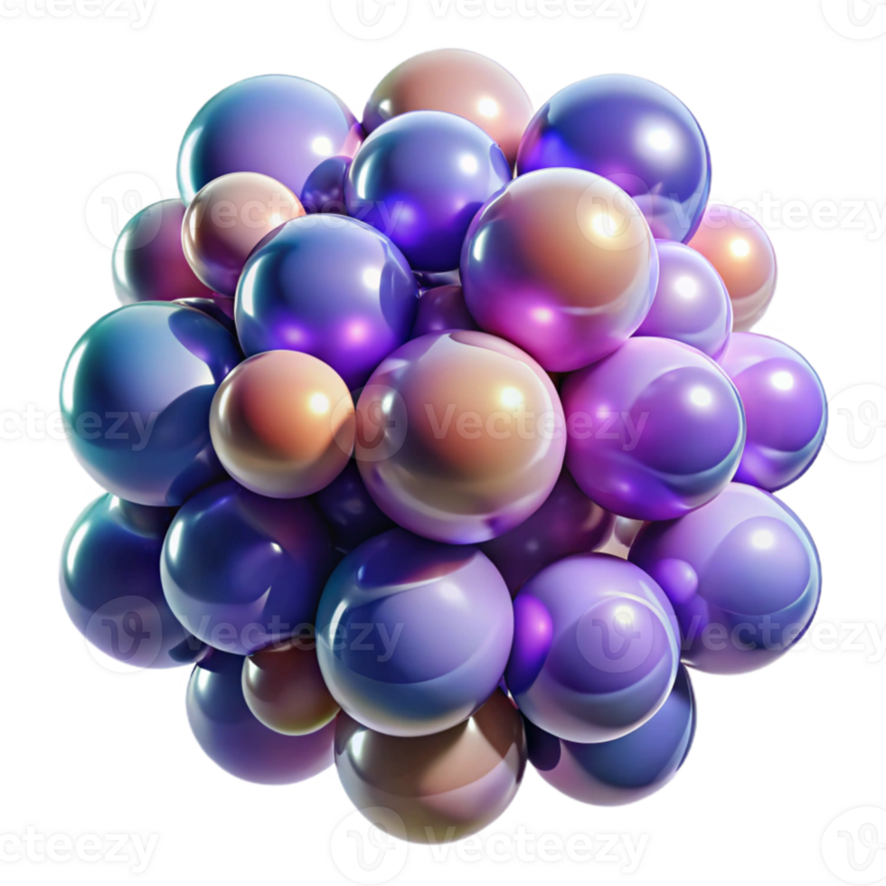vibrant rustic A chaotic explosion of translucent, jewel-toned spheres, backlit by a soft, ethereal glow, rendered in a Surrealist style detailed png