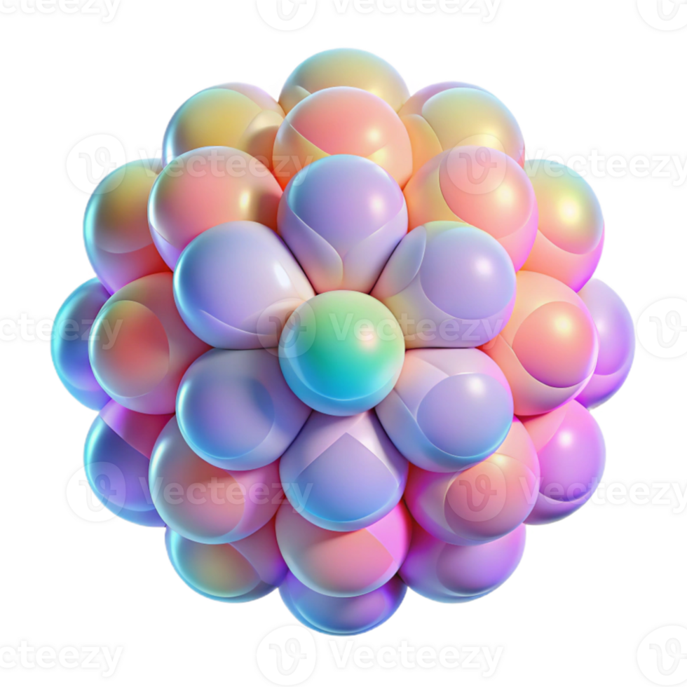 wonderful artistic A kaleidoscope of overlapping, semi-transparent circles in pastel hues, lit by a warm, diffused light, in an Impressionist style exclusive png