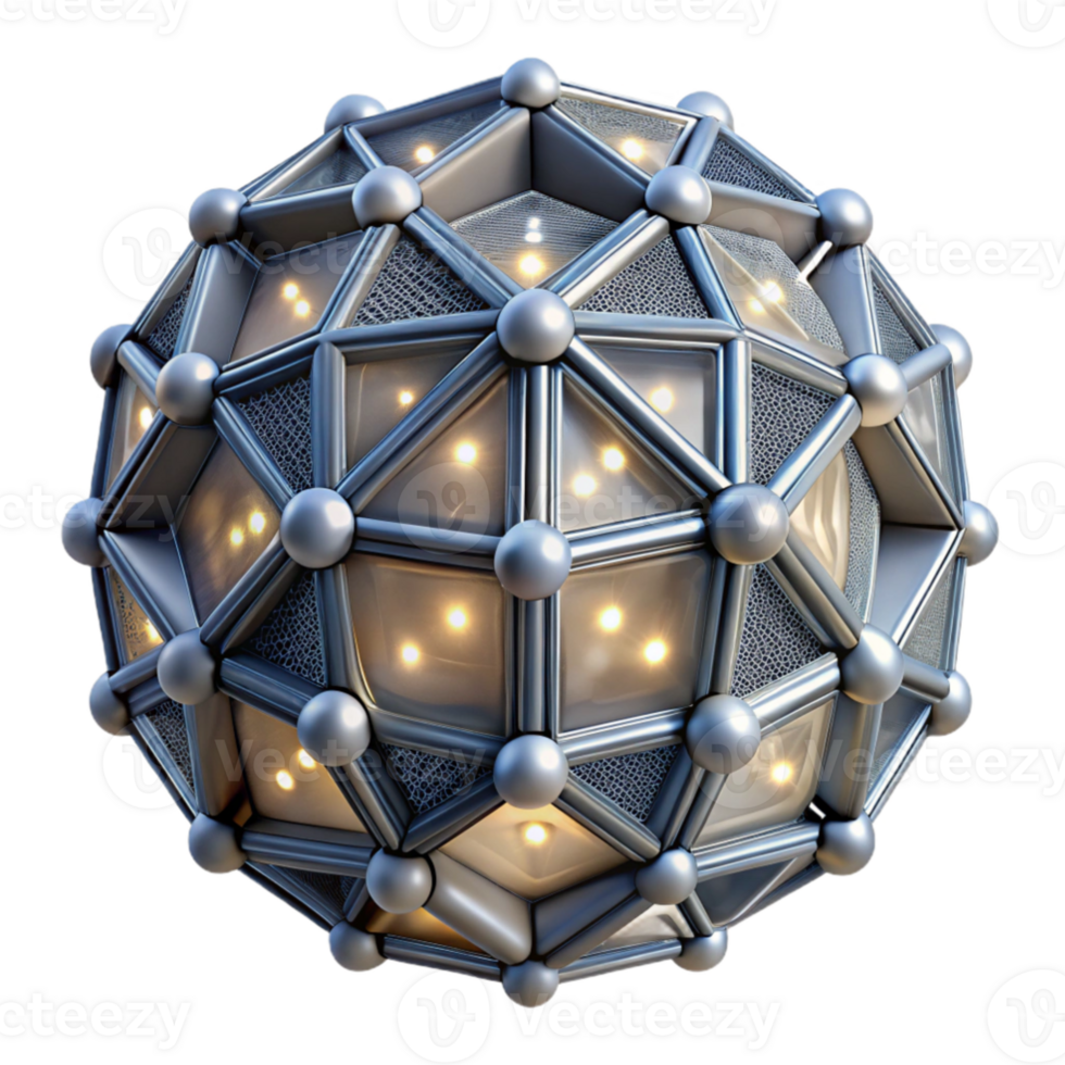 dramatic vintage A network of intricate, fractal patterns etched into a surface of brushed aluminum, illuminated by a grid of harsh, white LEDs, in a Cyberpunk style professional png