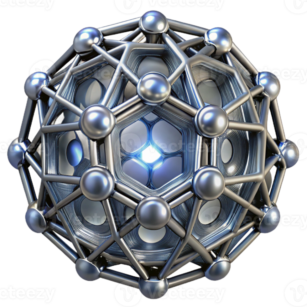 serene modern A network of intricate, fractal patterns etched into a surface of brushed aluminum, illuminated by a grid of harsh, white LEDs, in a Cyberpunk style high resolution png