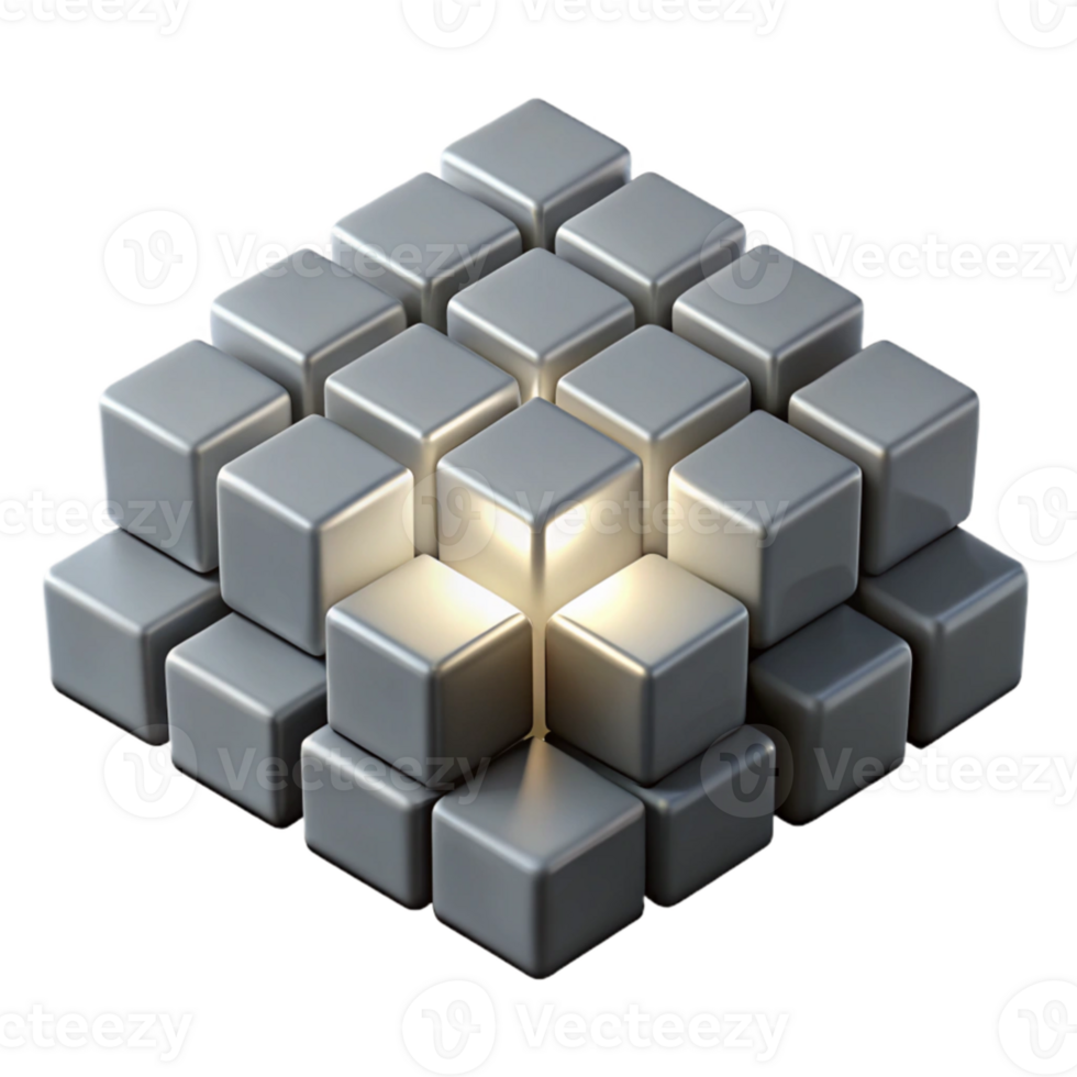 beautiful vintage A field of overlapping, translucent squares in grayscale, lit by a single, harsh spotlight, in a Bauhaus style professional png