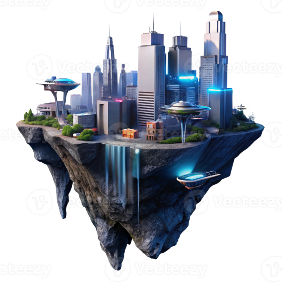 extraordinary vintage A futuristic city built into the side of a cliff face, with flying vehicles zipping between skyscrapers, neon lights reflecting on a wet surface, cinematic, dystopian,... png