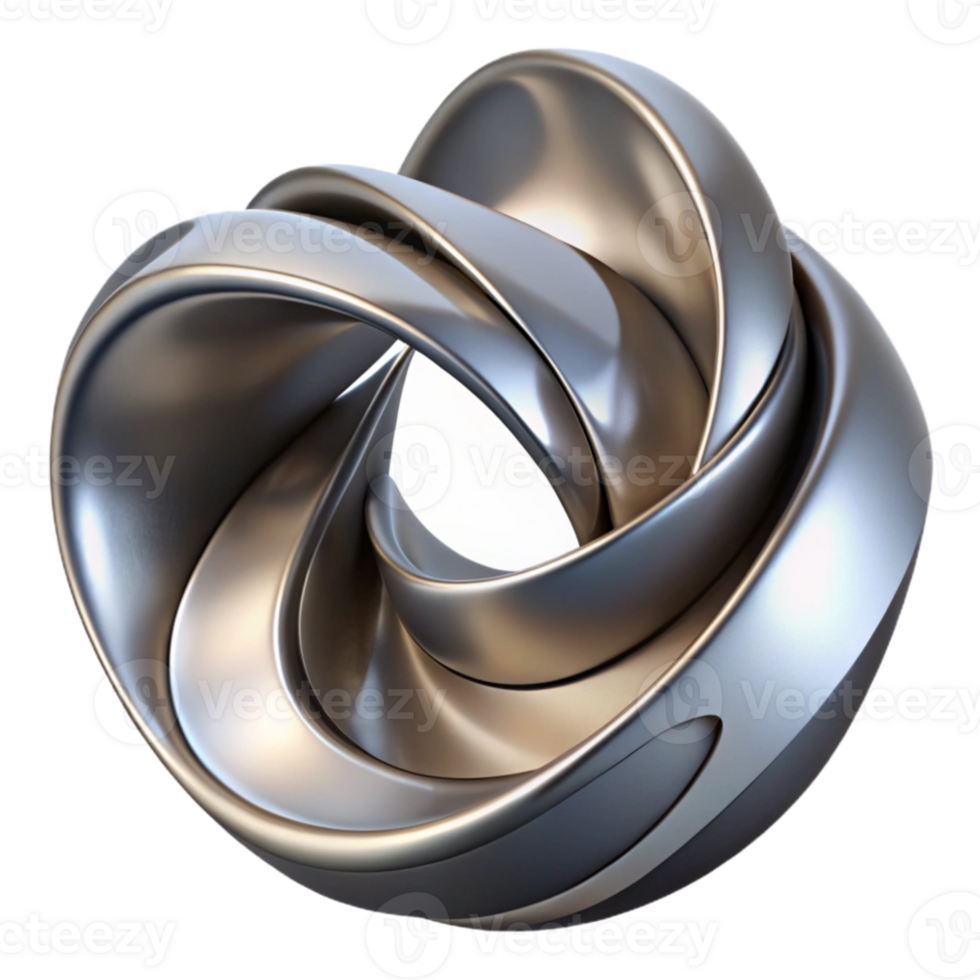 extraordinary minimalist Abstract architectural sculpture, polished metal, dynamic curves, studio lighting, modern art style, genuine png