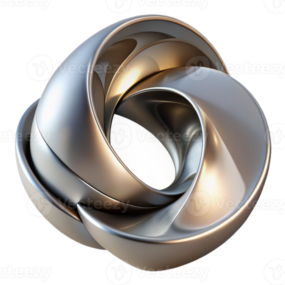 impressive modern Abstract architectural sculpture, polished metal, dynamic curves, studio lighting, modern art style, premium png
