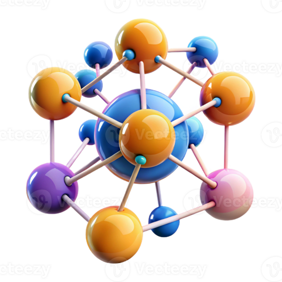 elegant classic A network of interconnected nodes and data streams, pulsating with energy, colorful abstract design, data visualization style original png