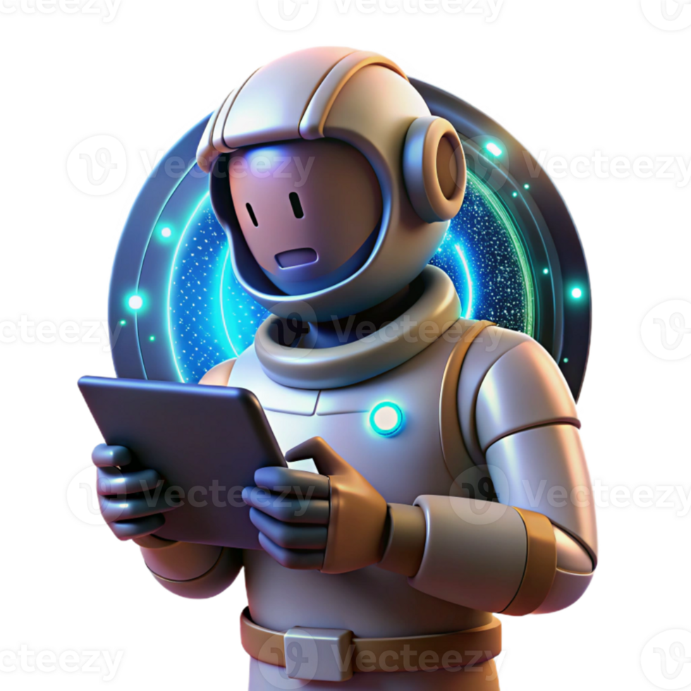 wonderful minimalist A lone astronaut holding a glowing tablet, surrounded by swirling binary code, dark and ethereal lighting, science fiction style high resolution png