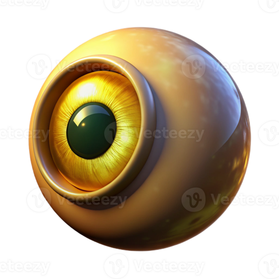 dramatic classic A single, gigantic eye floating in the void of space, radiating an otherworldly, golden light. Dramatic, volumetric lighting, cosmic horror style high resolution png
