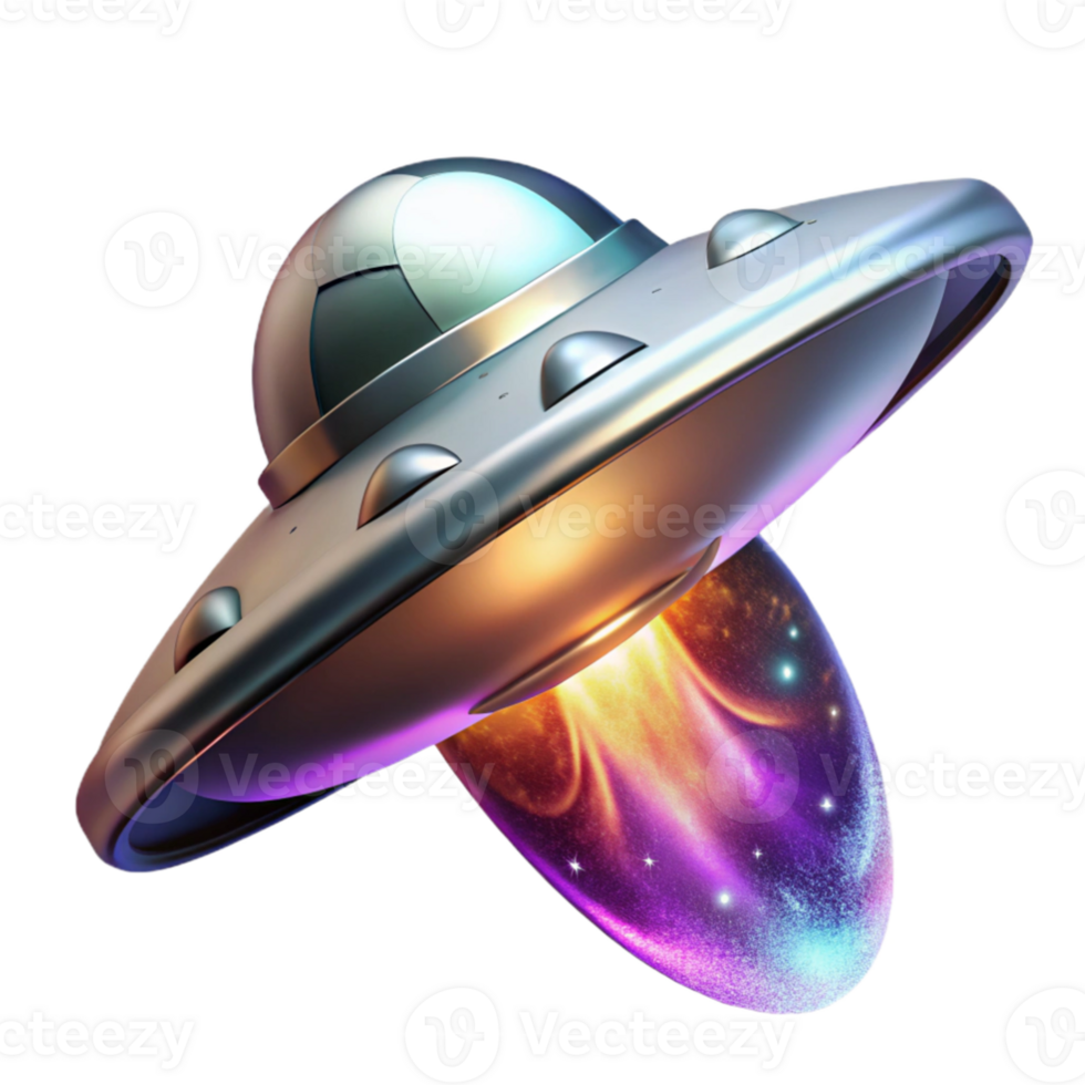 impressive classic A sleek, silver spaceship piercing through a nebula of vibrant colors, trailing stardust, dynamic lighting, science fiction style exclusive png