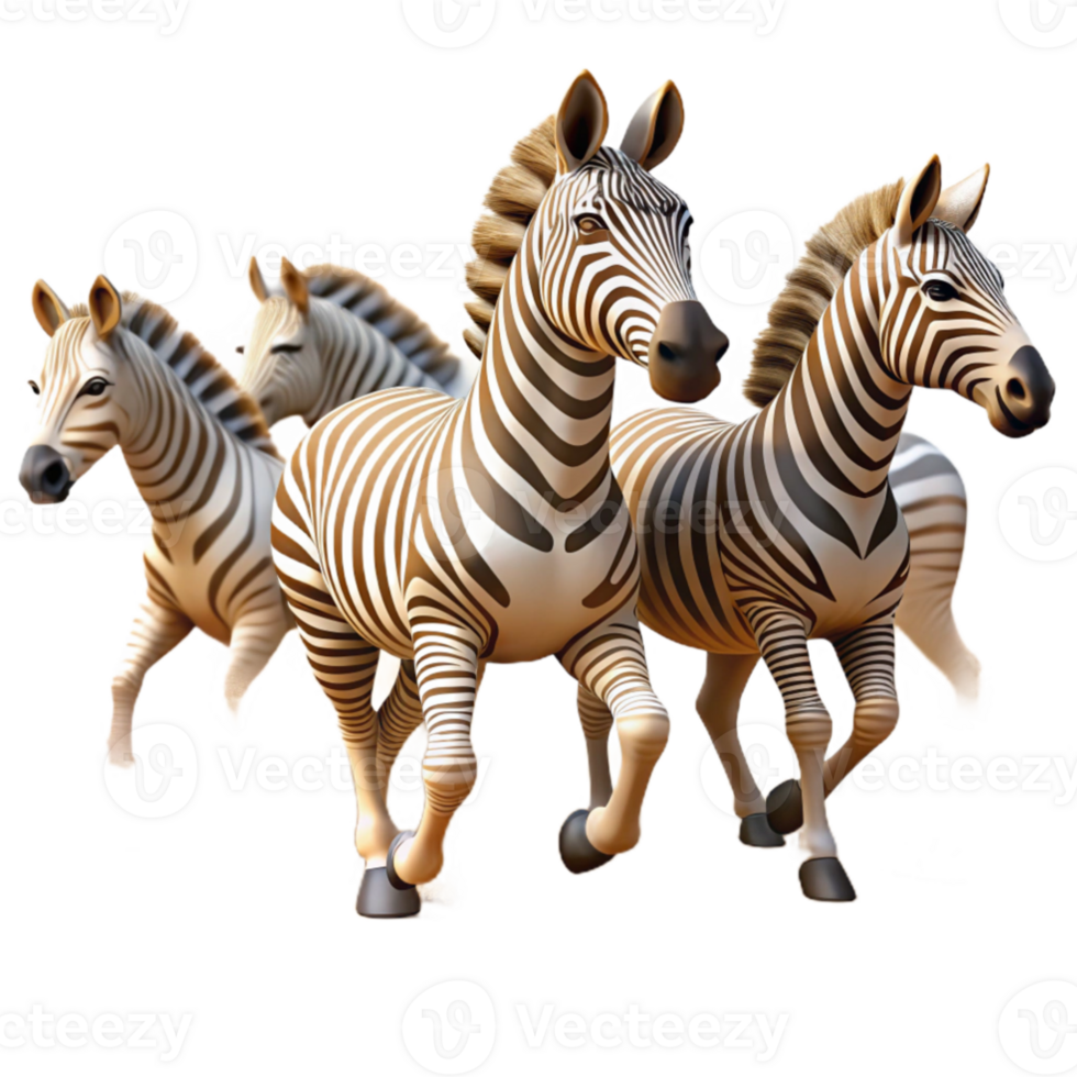 impressive artistic wonderful artistic A herd of zebras migrating across the savanna, dust swirling around their hooves, earthy tones, cinematic lighting, detailed premium png