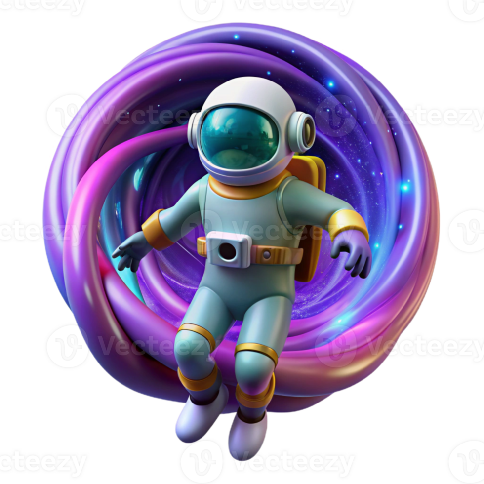 vibrant contemporary serene abstract A lone astronaut floating in the void of space, surrounded by swirling galaxies, vibrant colors, cosmic horror style, dramatic lighting detailed original png
