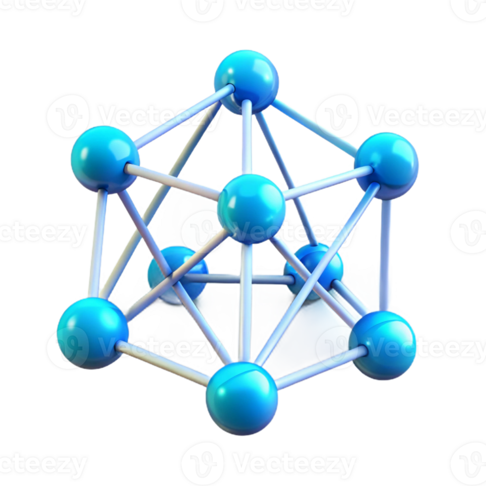 elegant modern extraordinary abstract A network of interconnected nodes pulsating with data, glowing with a soft blue light, abstract style, minimalist lighting premium 4K png