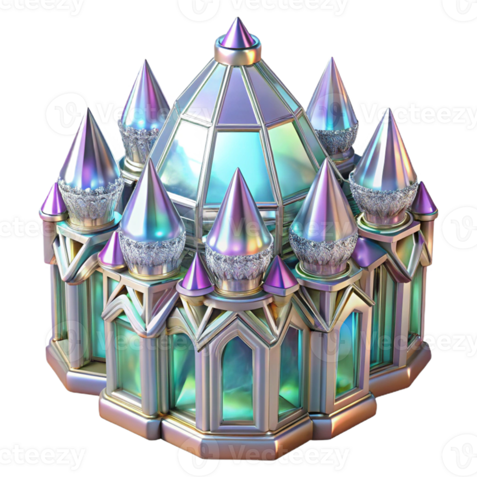 vibrant vintage stunning minimalist A crystal palace, intricate latticework, shimmering iridescent surfaces, magical, ethereal, otherworldly 4K original png