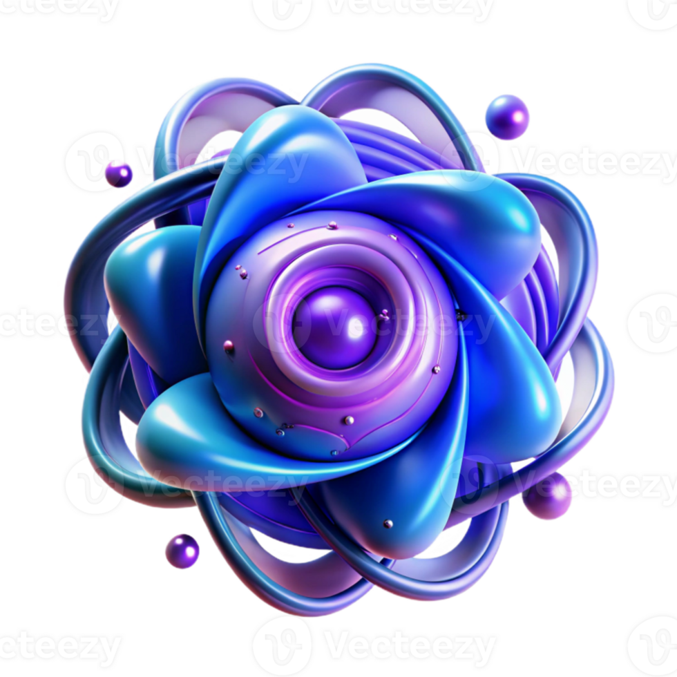 magnificent creative extraordinary classic A quantum computer core, swirling particles of light and energy, deep blues and purples, ethereal lighting, abstract expressionism style authentic original png
