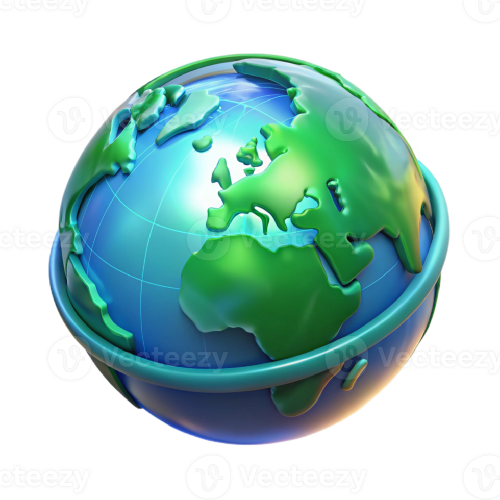 impressive abstract serene minimalist A holographic projection of the Earth rotating slowly, intricate details of continents and oceans, cool blue and green lighting, futuristic style 4K exclusive png