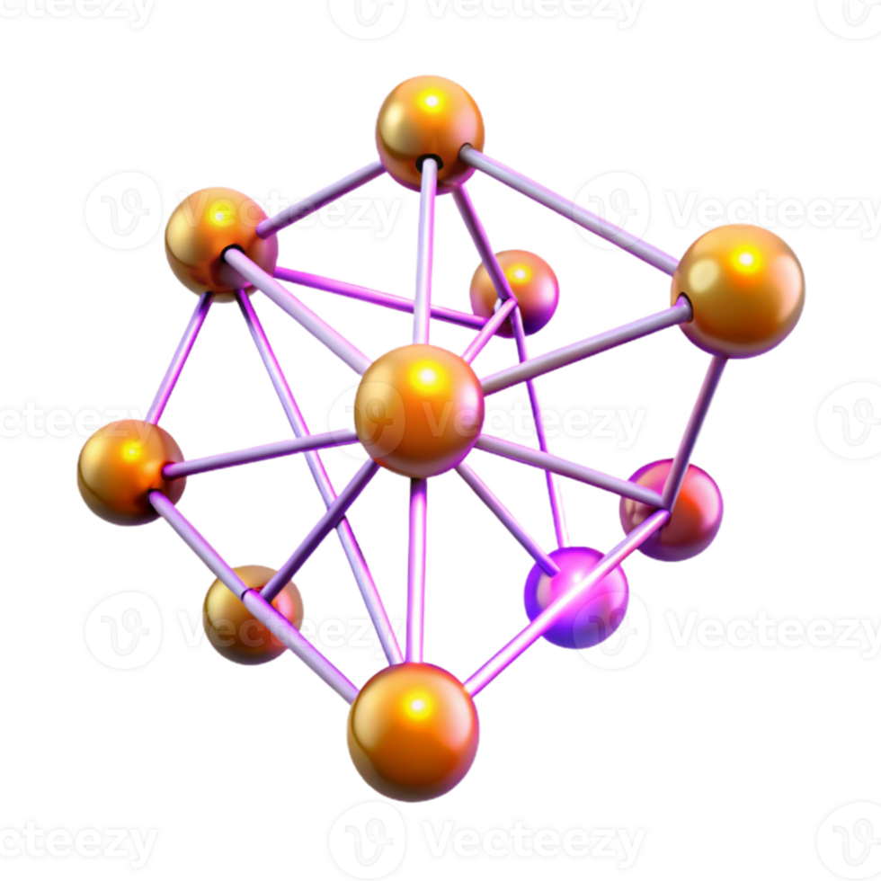 impressive vintage vibrant minimalist A network of interconnected nodes pulsating with data, bright neon lines and glowing orbs, dynamic lighting, abstract data visualization style detailed original png