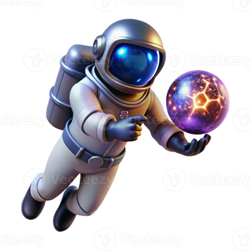 impressive classic extraordinary minimalist A lone astronaut, clad in a bioluminescent spacesuit, floats in the inky blackness of space, clutching a pulsating orb of energy, cosmic dust swirling... png
