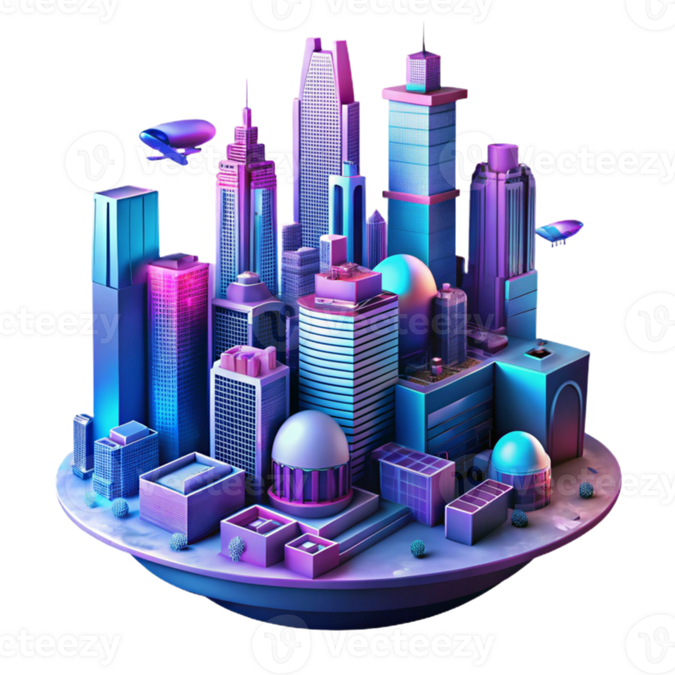 serene minimalist magnificent abstract A towering cyberpunk cityscape, drenched in neon pink and electric blue, flying vehicles zipping between colossal skyscrapers, holographic advertisements... png