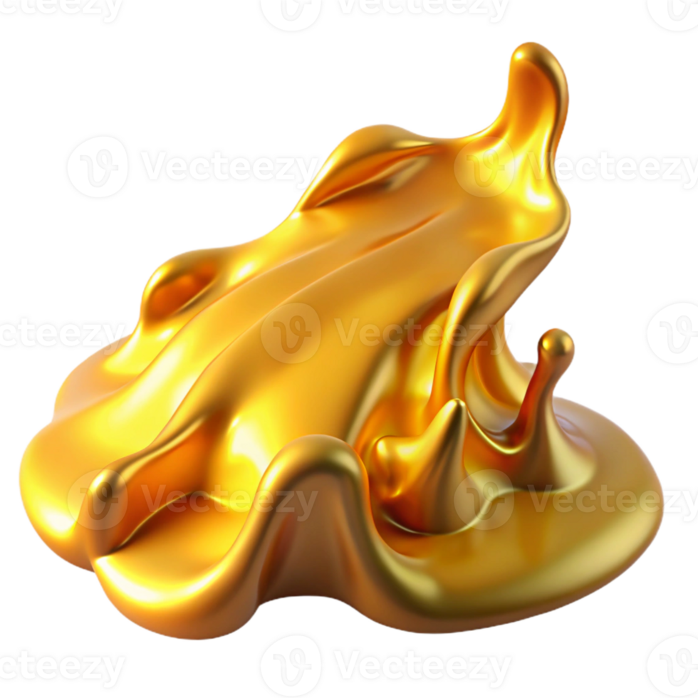 wonderful abstract A flowing river of molten gold, illuminated by the fiery glow of its own heat, in a fluid art style original png
