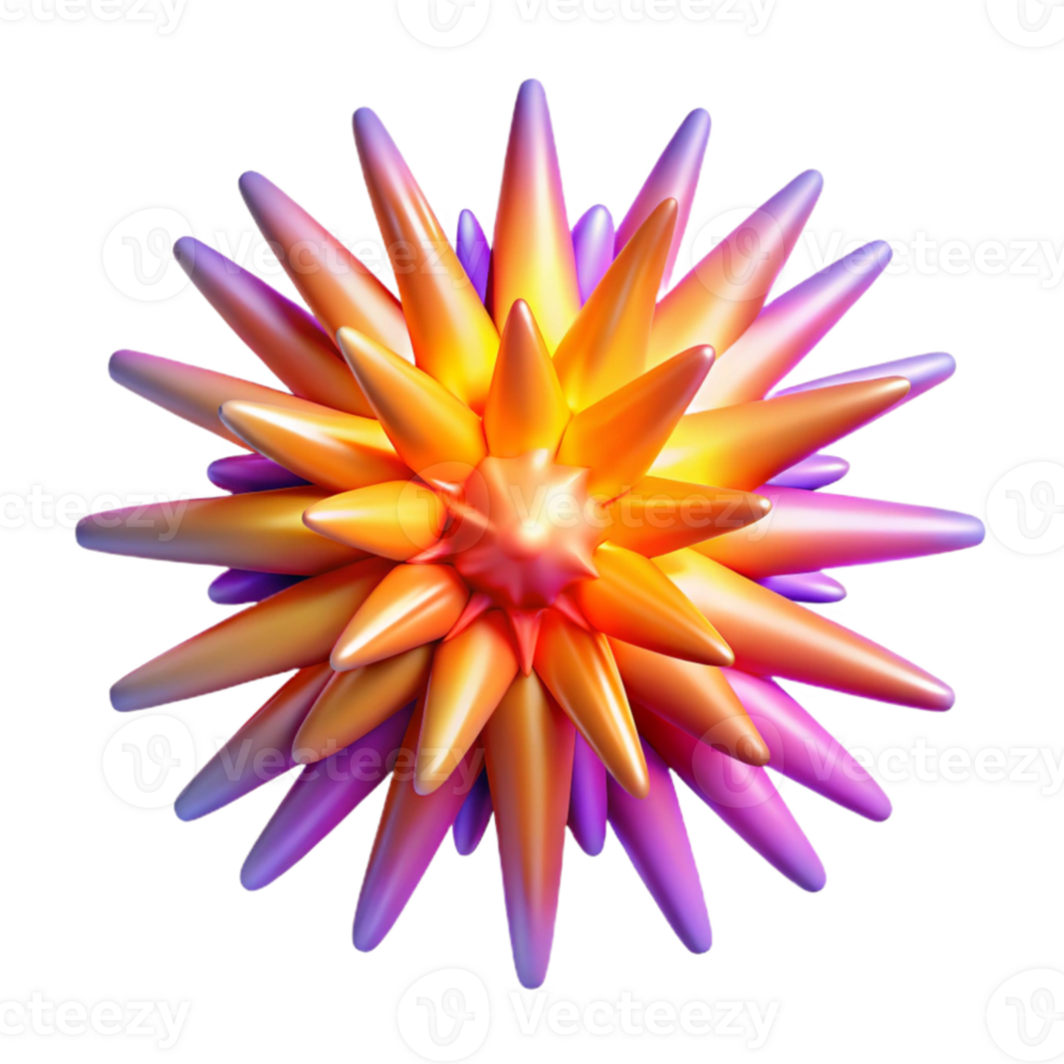 impressive abstract An explosion of vibrant color radiating outwards from a central point, resembling a supernova, with a dynamic, energetic composition exclusive png