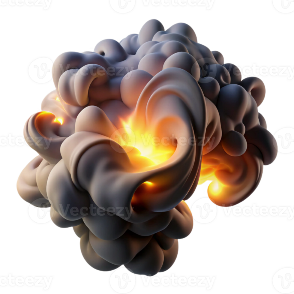 impressive modern A swirling mass of smoke and light, forming abstract shapes and figures, illuminated by a dramatic, backlighting, in a dark, moody style high quality png