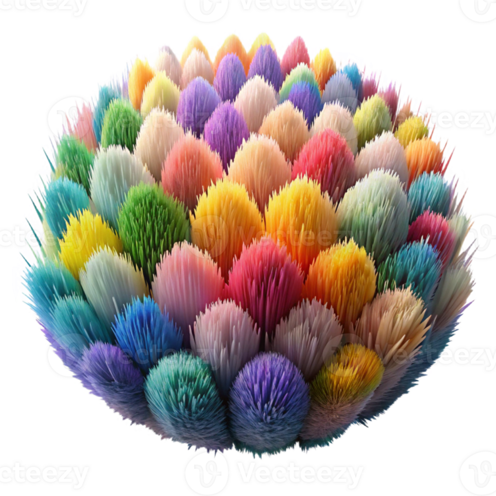 stunning rustic A field of colorful, textured brushstrokes, blending and merging together, lit by a soft, diffused light, in an impressionist style premium png