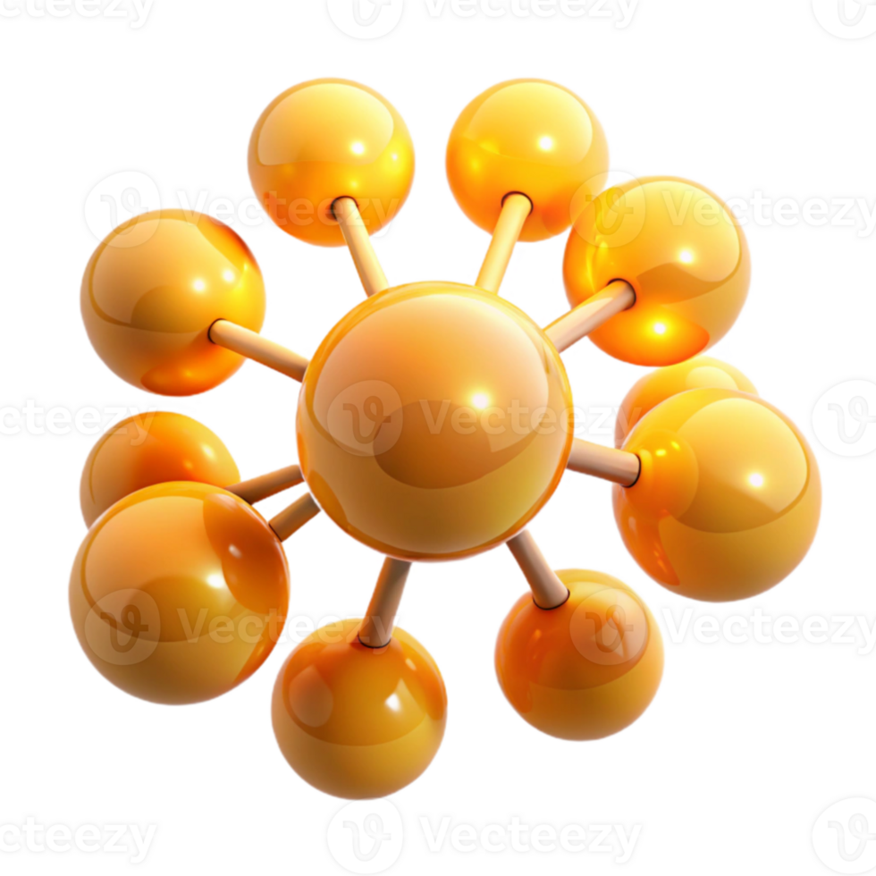 extraordinary artistic A field of interconnected, glowing orbs, pulsating with energy and light, in shades of warm orange and yellow, illuminated by a soft, ambient light high quality png