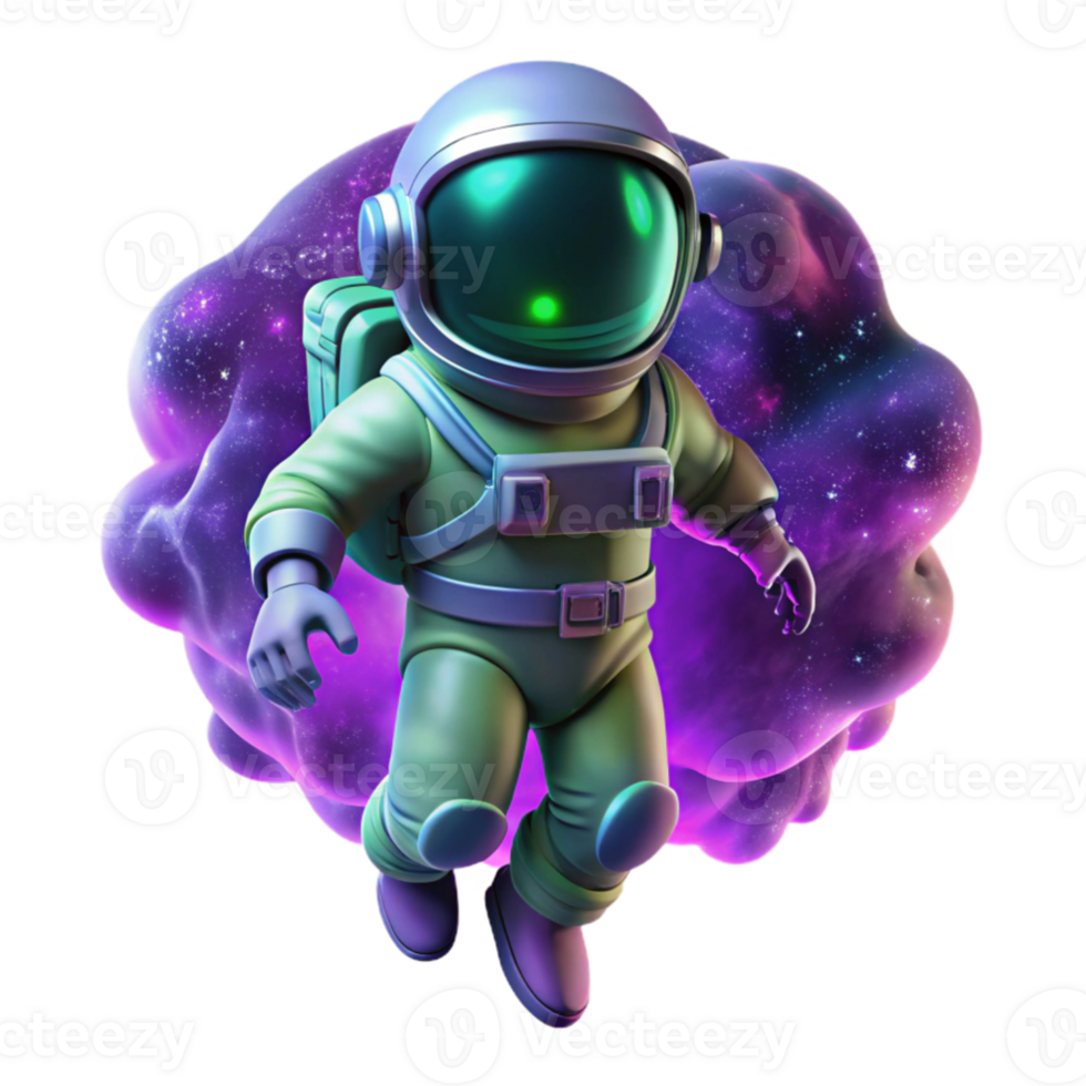 stunning traditional A lone astronaut, clad in a bioluminescent spacesuit, drifts through a nebula of swirling emerald and violet gases, illuminated by the distant glow of a binary star system.... png
