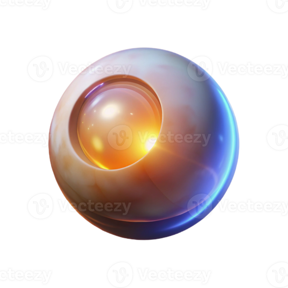 elegant minimalist A solitary, glowing orb, pulsing with energy, floats in the center of a vast, empty space, casting an ethereal light. Abstract and minimalist style 4K png