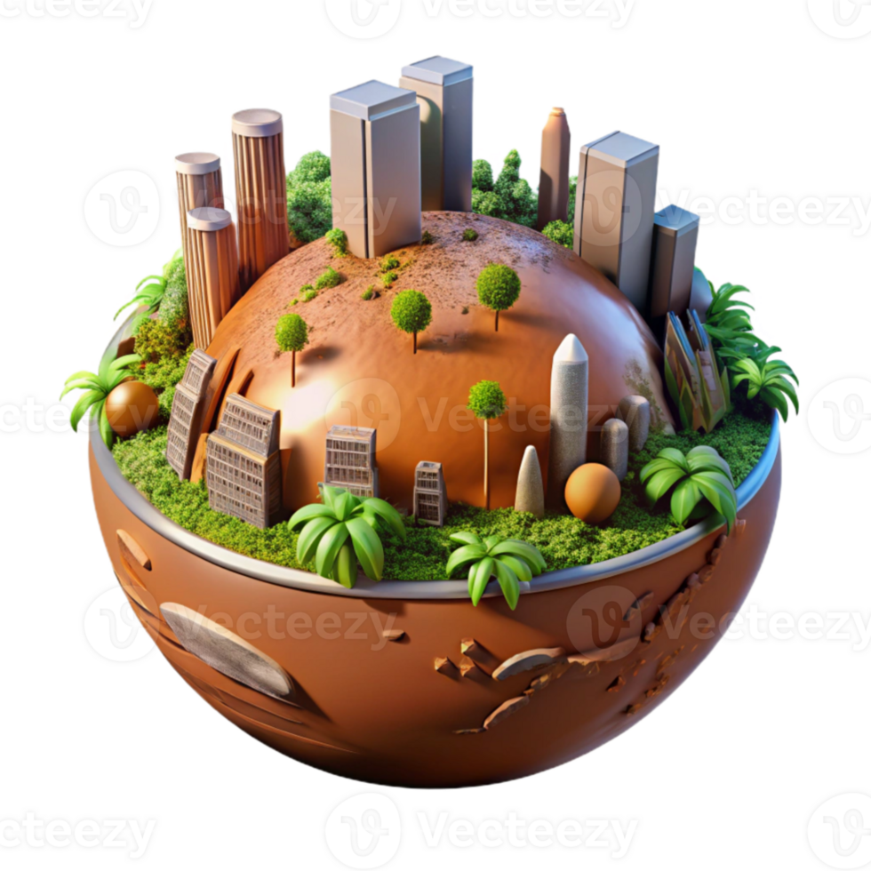 stunning artistic A terraformed Mars with lush vegetation and futuristic cities, vibrant daytime lighting, photorealistic style authentic png