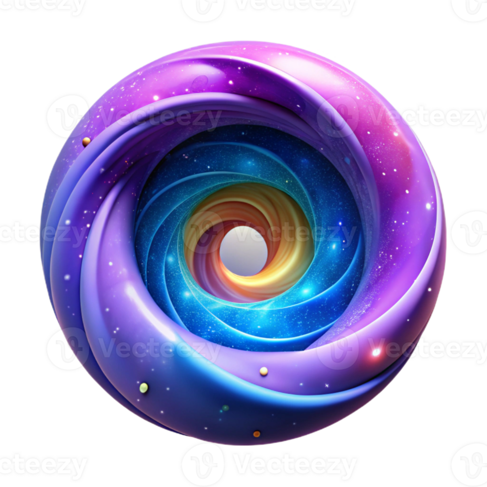 impressive rustic A portal swirling with galaxies and nebulae, vibrant psychedelic colors, abstract art style 4K png