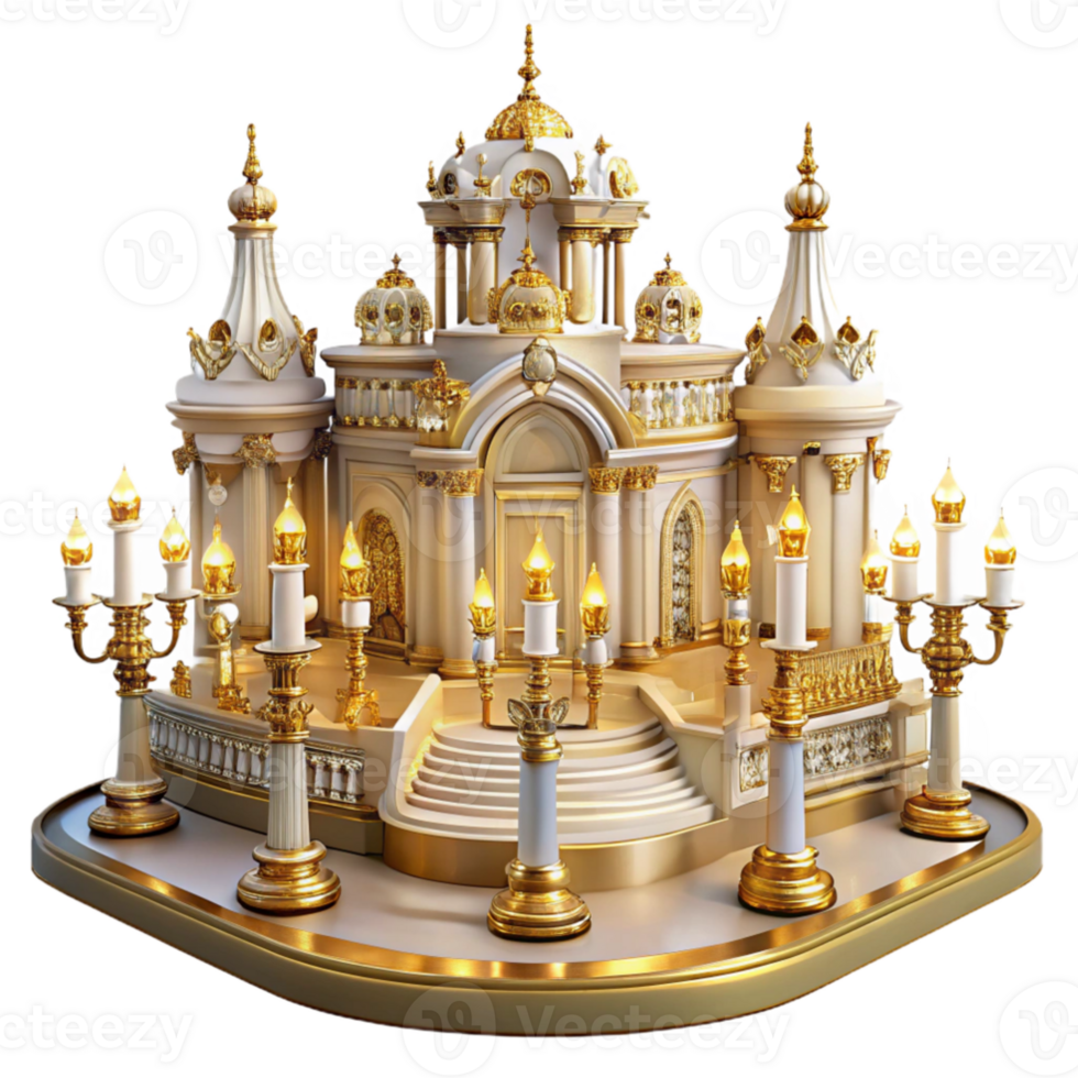 stunning vintage A grand baroque palace, ornate gold details, crystal chandeliers, warm candlelight, opulent exclusive png