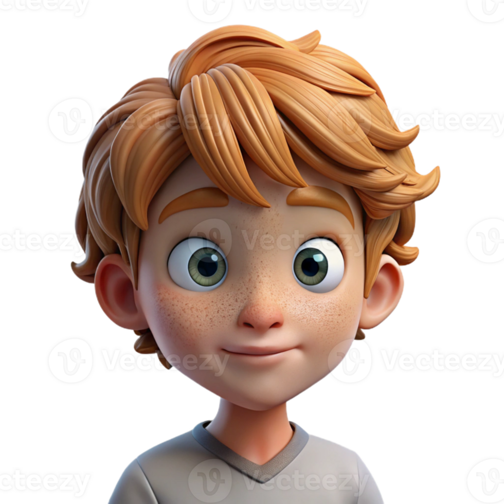 wonderful vintage Portrait of a curious child with wide eyes, freckles, and messy hair, illuminated by soft, natural light. Impressionistic style original png