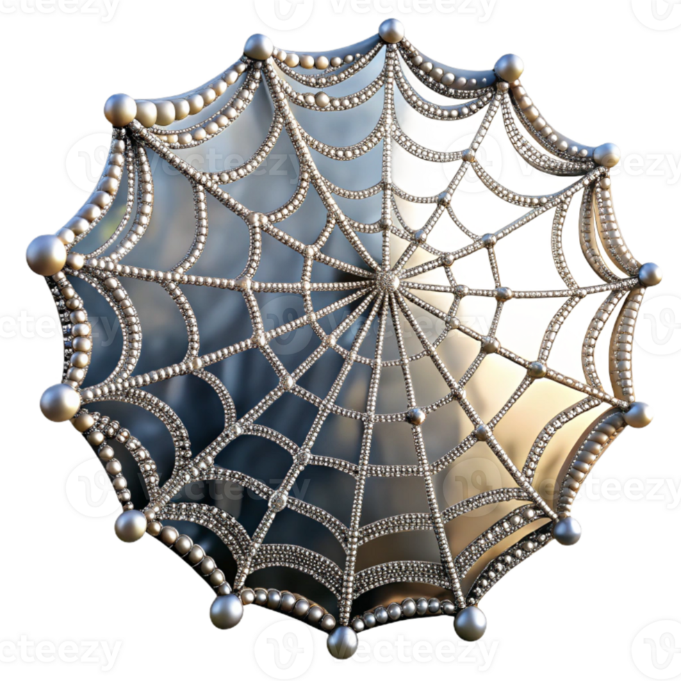 wonderful modern A delicate spiderweb covered in morning dew, sparkling in the first rays of sunlight, macro photography style exclusive png