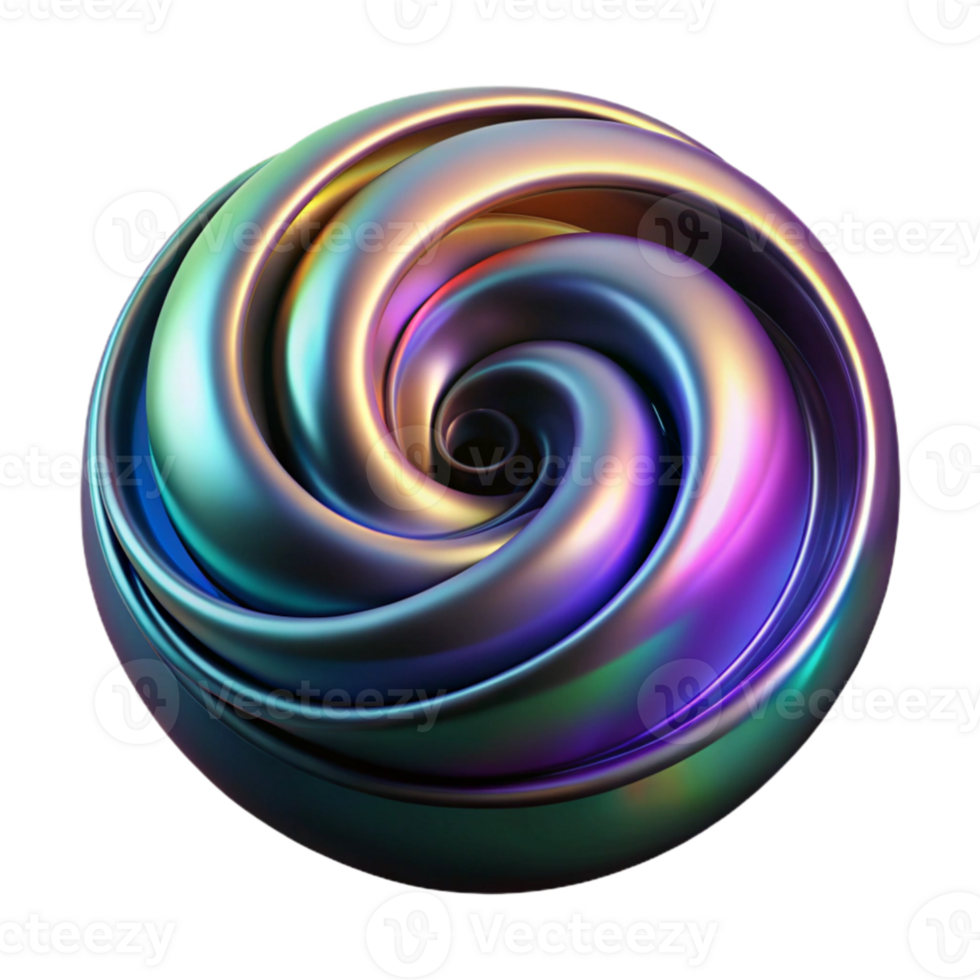 wonderful traditional A swirling vortex of iridescent oil slick colors on a black canvas, illuminated by a single, harsh spotlight from above, Art Deco style high quality png