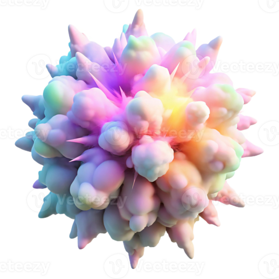 magnificent traditional A chaotic explosion of pastel colored particles resembling chalk dust, lit by a soft, diffuse glow, Impressionist style 4K png