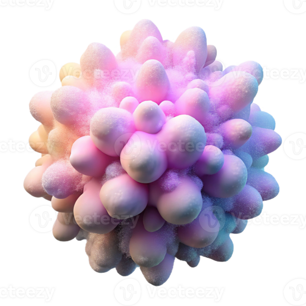 elegant minimalist A chaotic explosion of pastel colored particles resembling chalk dust, lit by a soft, diffuse glow, Impressionist style genuine png