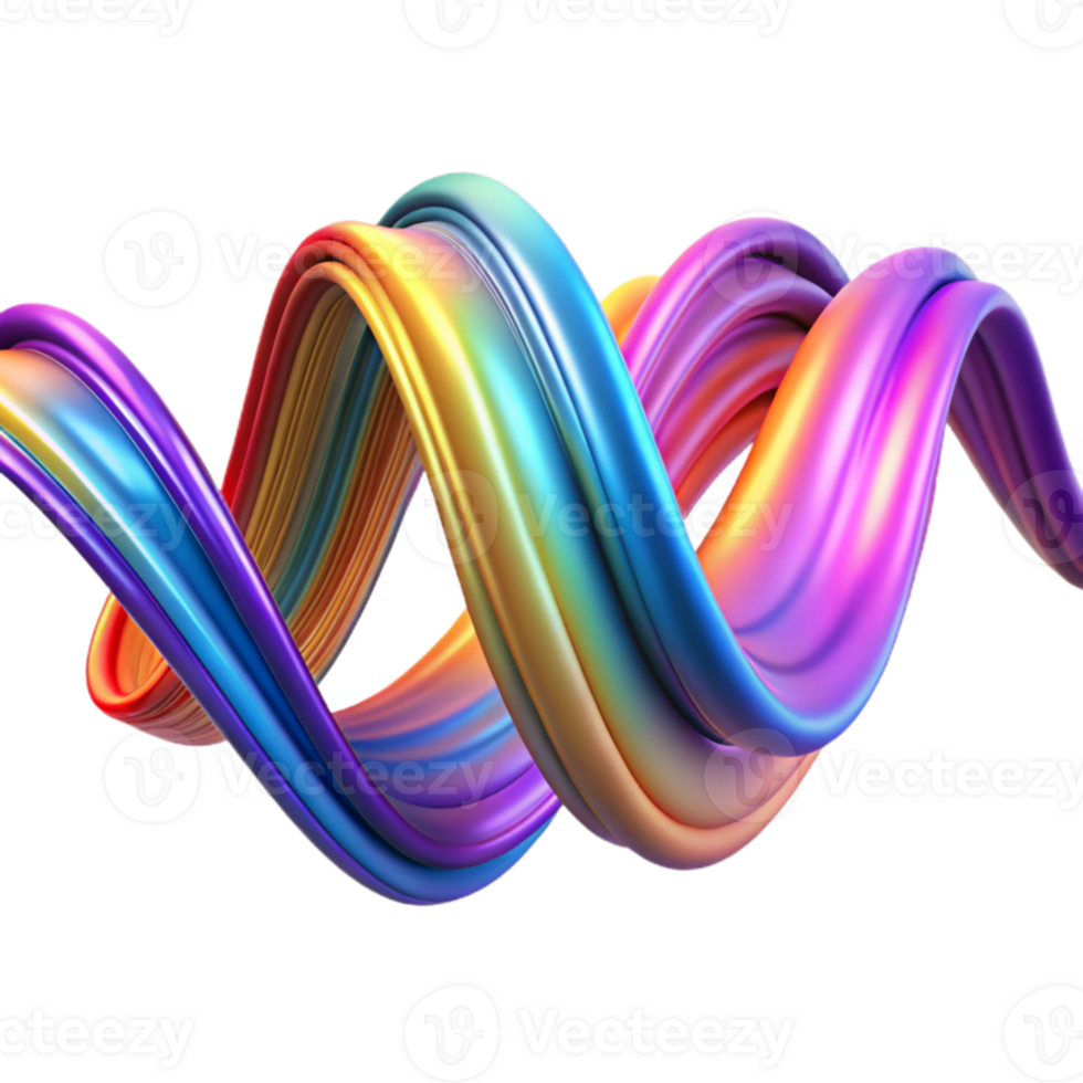 vibrant modern An abstract representation of sound waves, visualized as vibrant, colorful ribbons flowing through space, illuminated by a dynamic, pulsating light, in a synesthesia inspired style... png