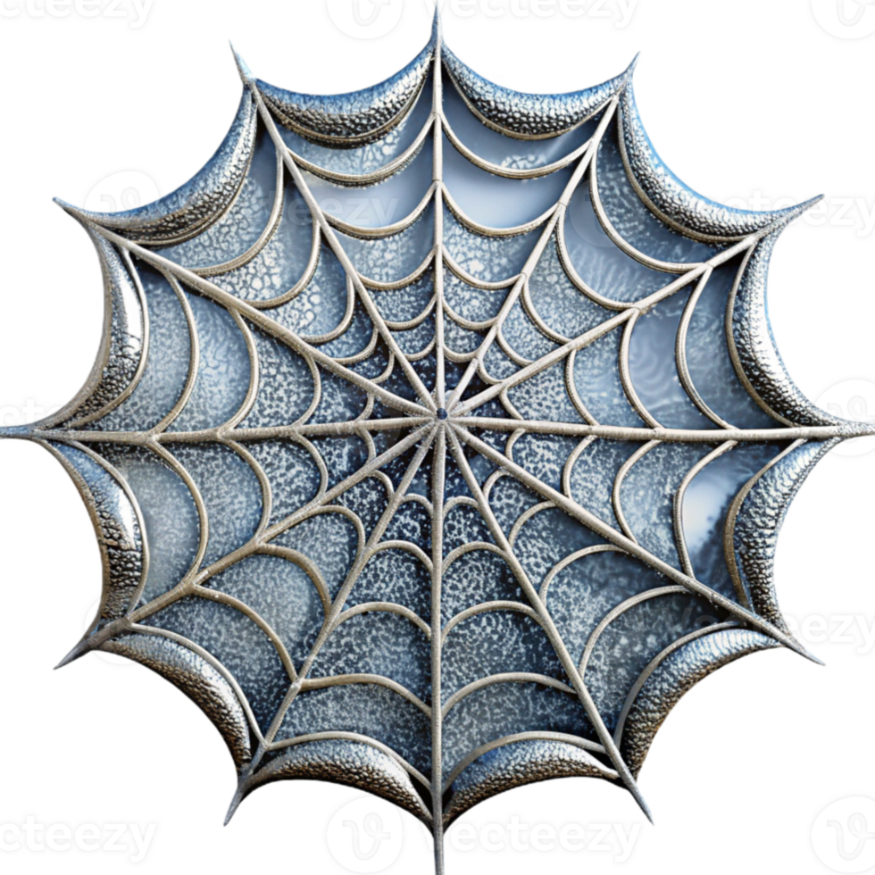 beautiful contemporary A close up of a spider web covered in dew, sparkling in the morning light, macro photography, intricate details 4K png