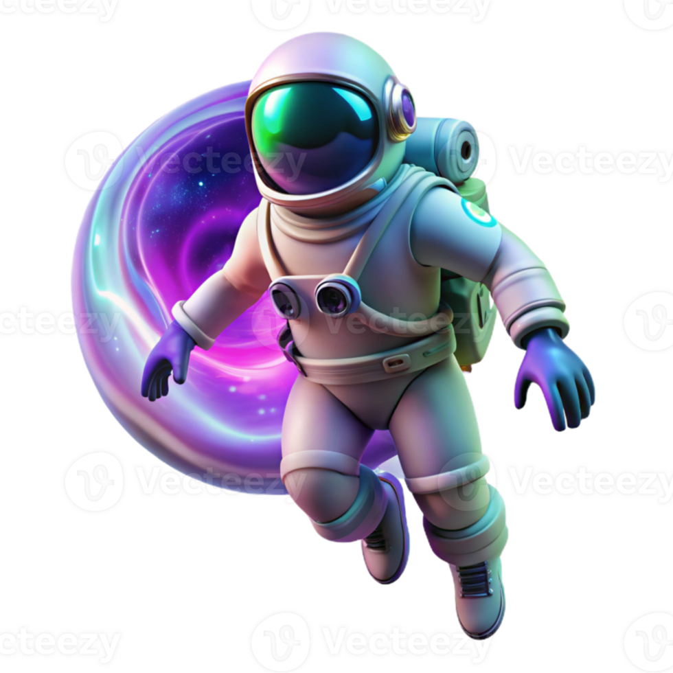 elegant traditional A lone astronaut, clad in a bioluminescent spacesuit, floats in the inky blackness of space, a swirling nebula of vibrant purples and greens reflecting in their visor.... png