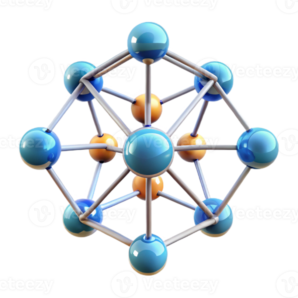 stunning modern A network of interconnected, glowing data nodes forming a complex, three dimensional web, rotating slowly in a dark, digital void. Data visualization style genuine png