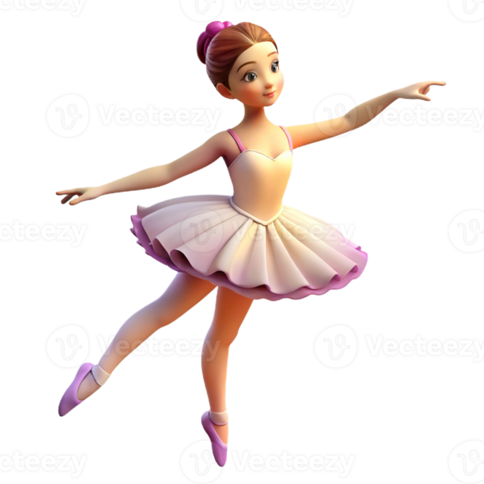 dramatic classic Portrait of a graceful ballerina in a flowing tutu, spotlighting, classical ballet photography style 4K png