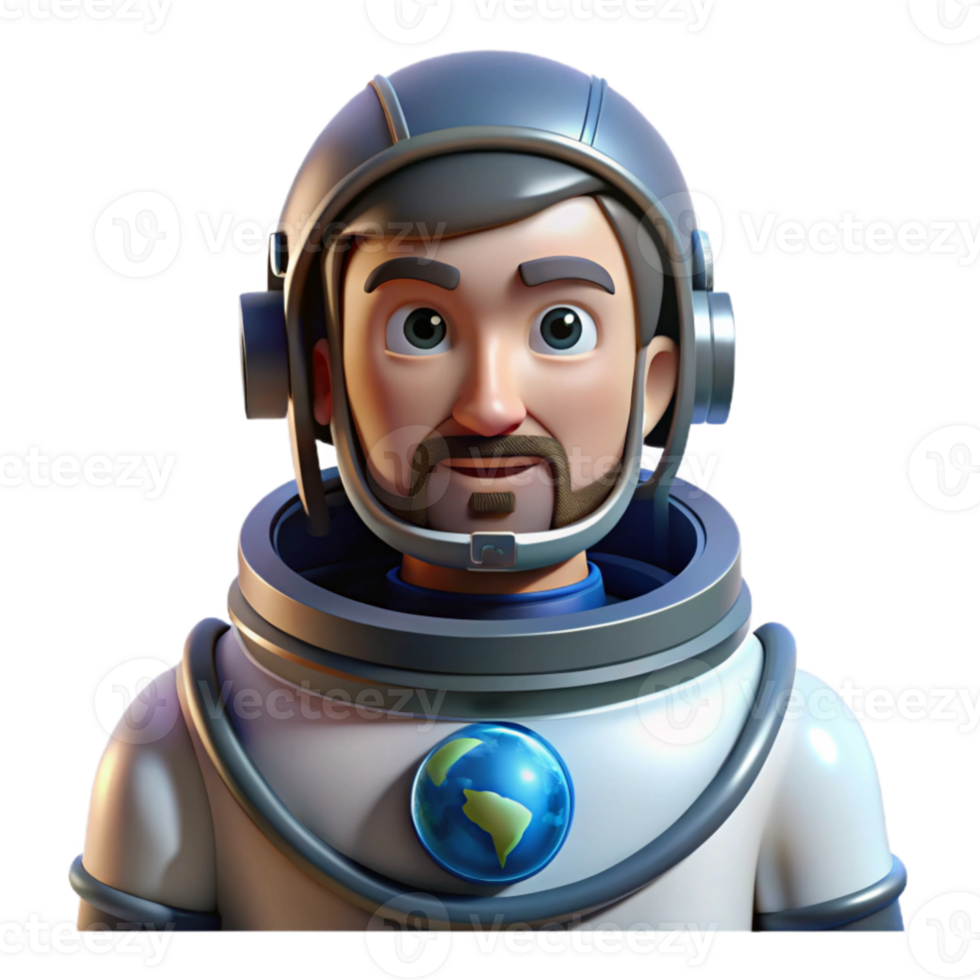 dramatic creative Portrait of a stoic astronaut in a full spacesuit, reflecting the Earth in their visor. Low-key lighting with a single rim light. Photorealistic style original png