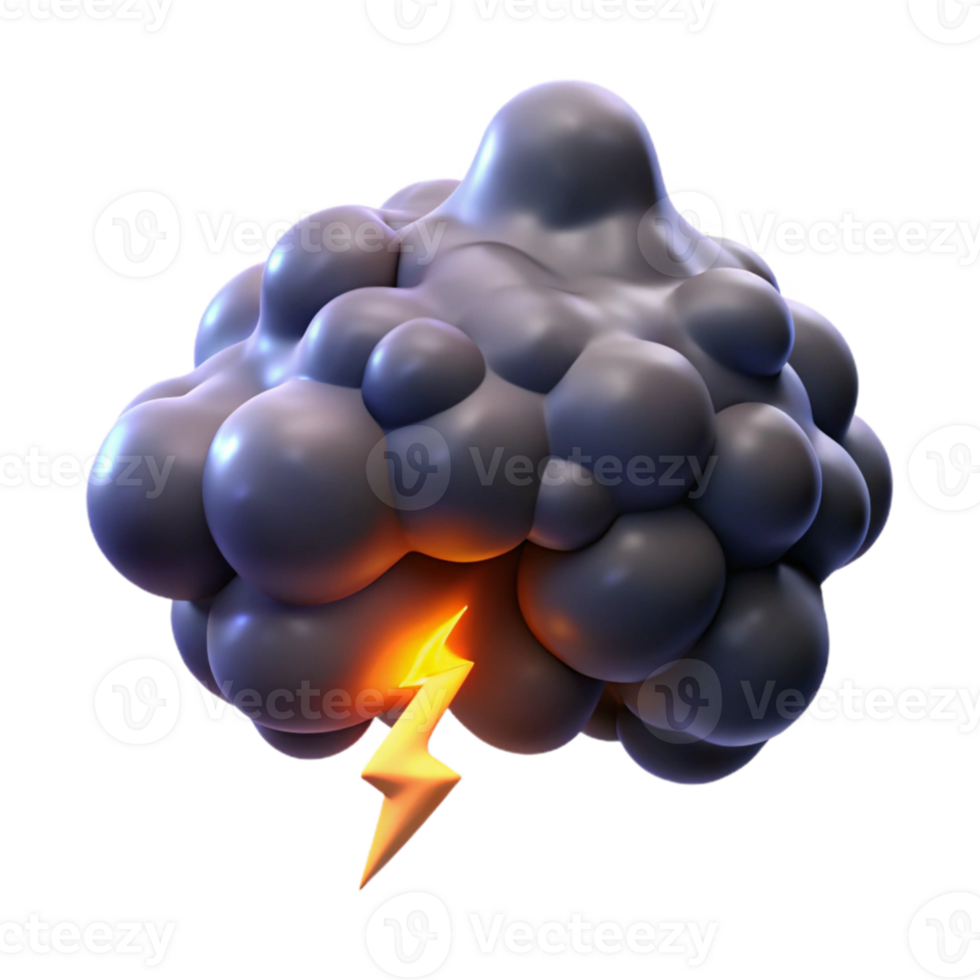 stunning minimalist A dense cloud of swirling smoke, illuminated by flashes of lightning, in a dark, dramatic, and abstract expressionist style high quality png